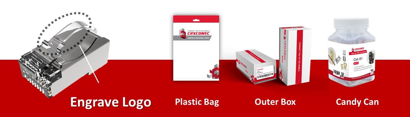 Cat5E Easy RJ45-connector OEM-service